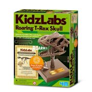 Kidzlabs Bouw je Brullende T-Rex schedel - 4M 5603399